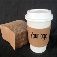 Paper Cup Sleeve with Logo